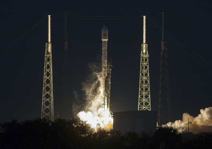 Falcon rocket delivers SES-8 Satellite