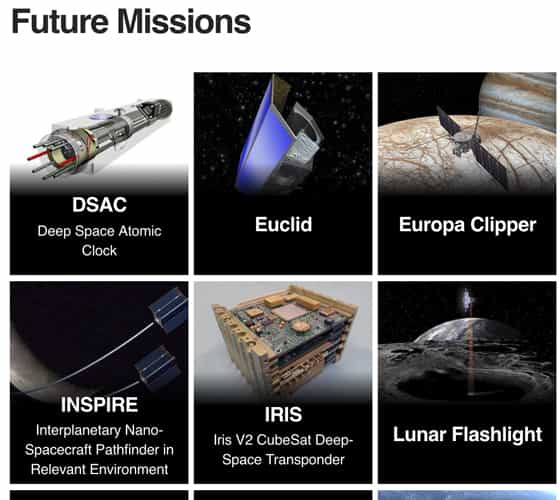 Nasa Future missions