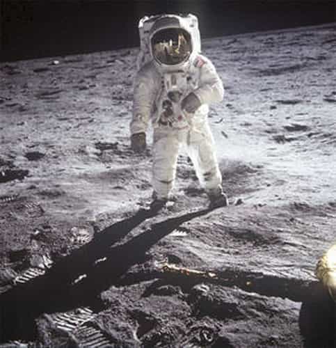 Man on moon