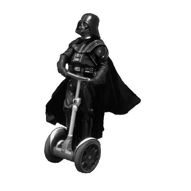 Vader on segway